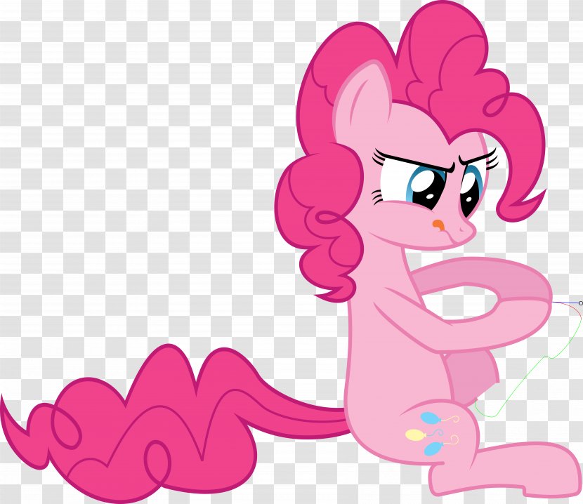 Pinkie Pie Rainbow Dash Pony Horse - Silhouette Transparent PNG