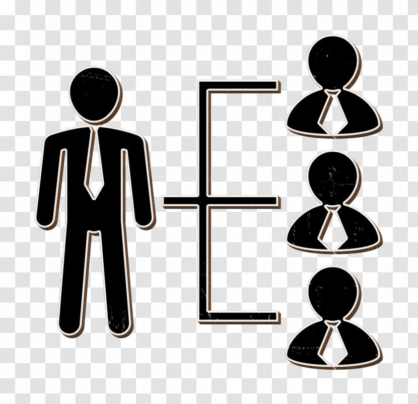 People Icon Humans Resources Icon Between Icon Transparent PNG