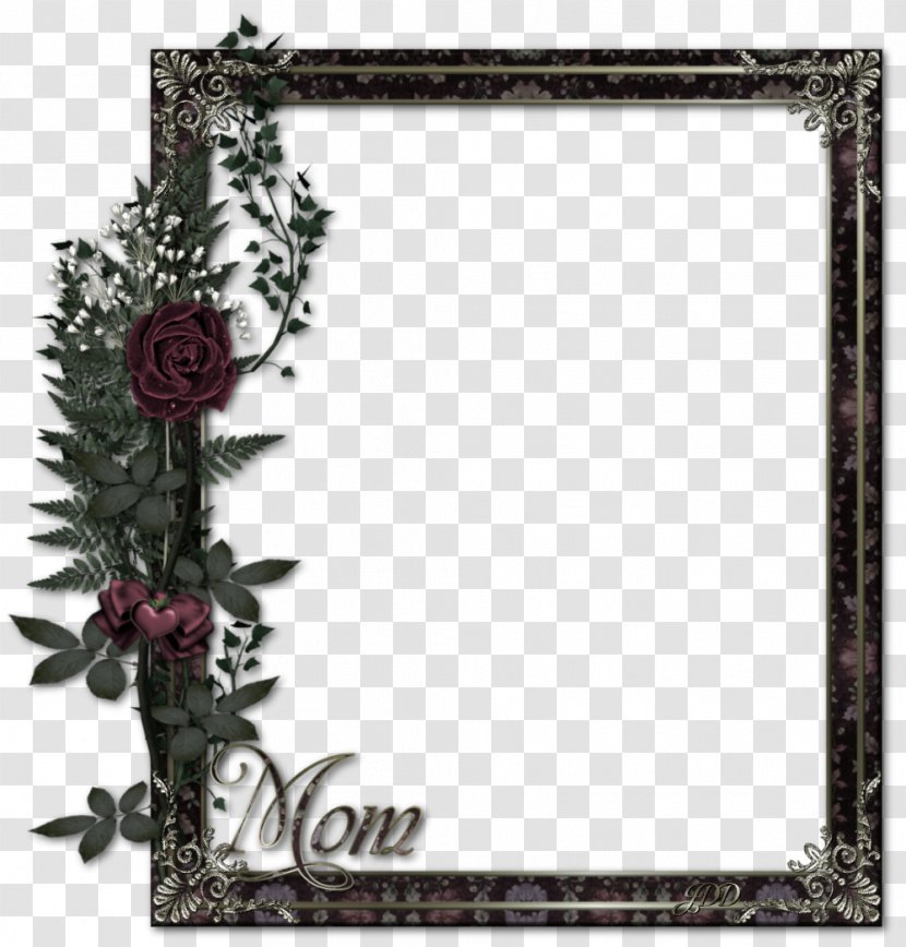 Borders And Frames Picture Frame - Rectangle - Brown Simple Bouquet Border Texture Transparent PNG