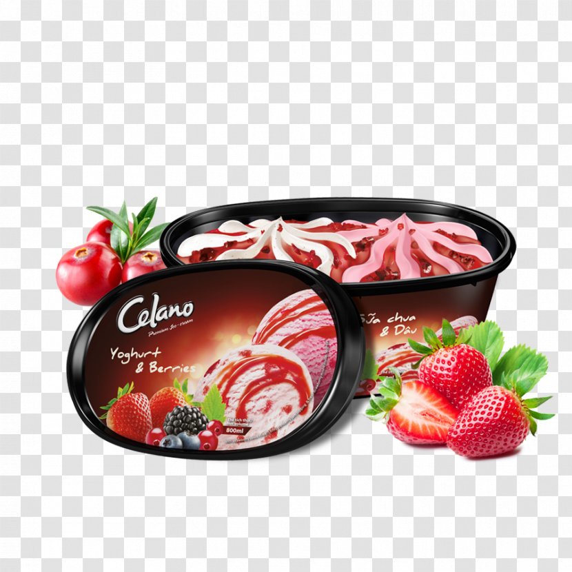Ice Cream Strawberry Flavor Chocolate Vanilla - Matcha Transparent PNG
