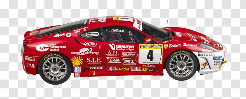 Ferrari F430 Challenge Sports Car Racing Transparent PNG