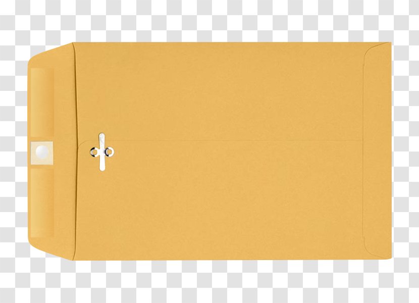 Product Design Rectangle - Yellow - Brown Envelope Transparent PNG