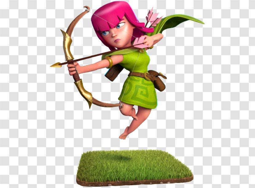 Clash Of Clans Royale Archer Supercell - Youtube Transparent PNG