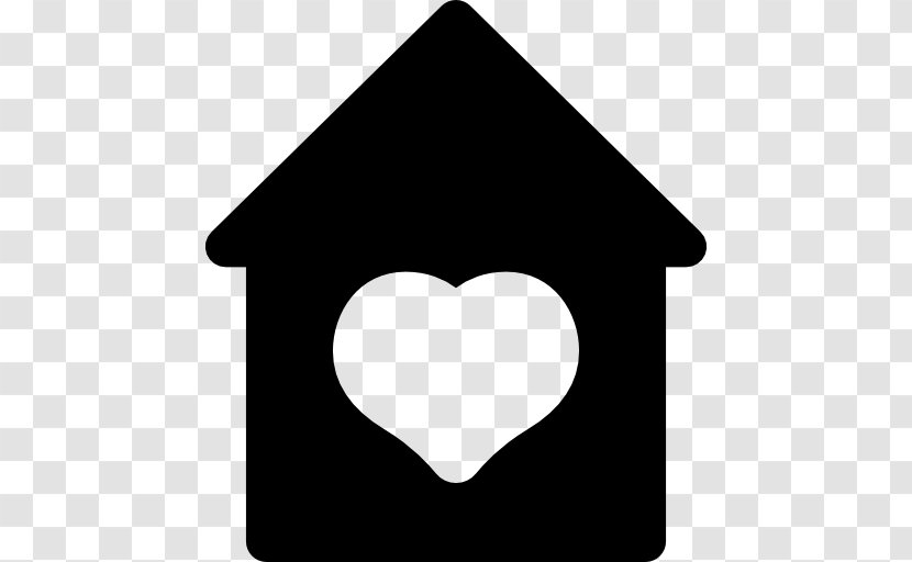 Home - Button - Black And White Transparent PNG