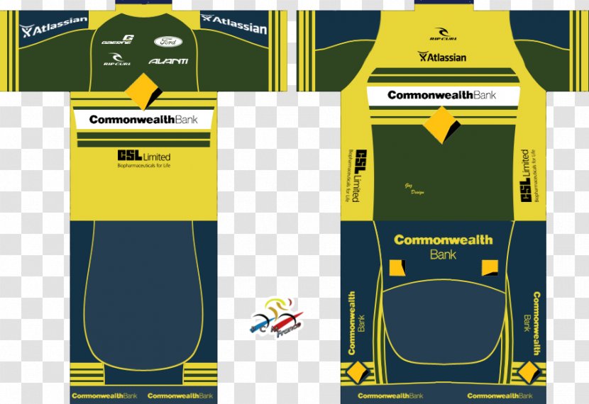 Commonwealth Bank Maillot T-shirt UBS - Yellow Transparent PNG