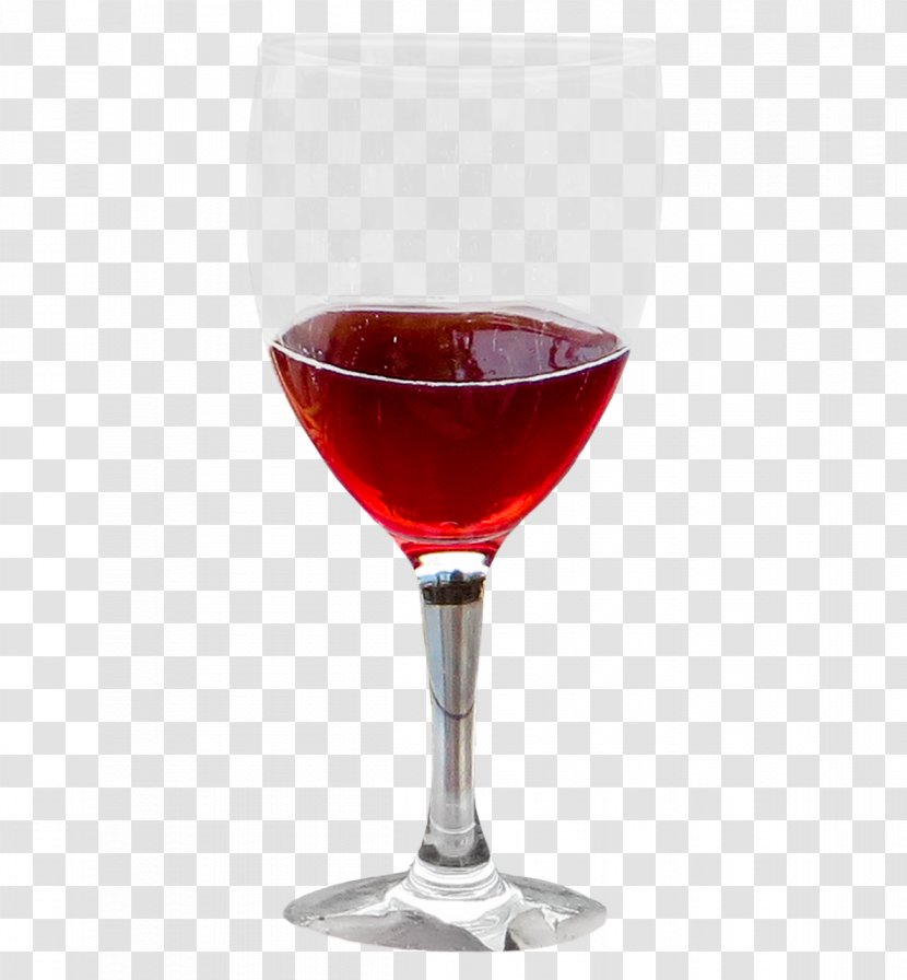 Wine Glass Champagne Black Russian - Alcoholic Drink - Equipped With Red Glasses Transparent PNG