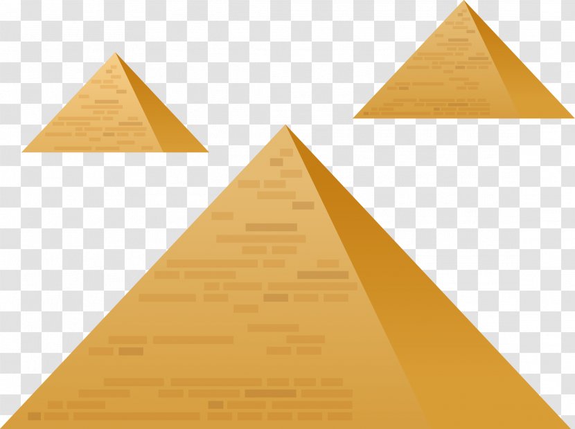 Egyptian Pyramids Ancient Egypt Legend - Yellow Transparent PNG
