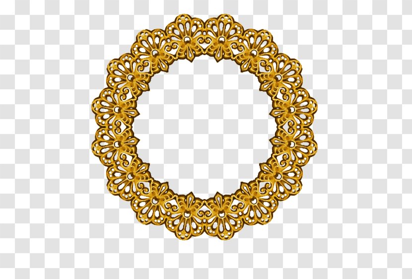 Picture Frame Pattern - Symmetry - Continental Gold Ring Transparent PNG