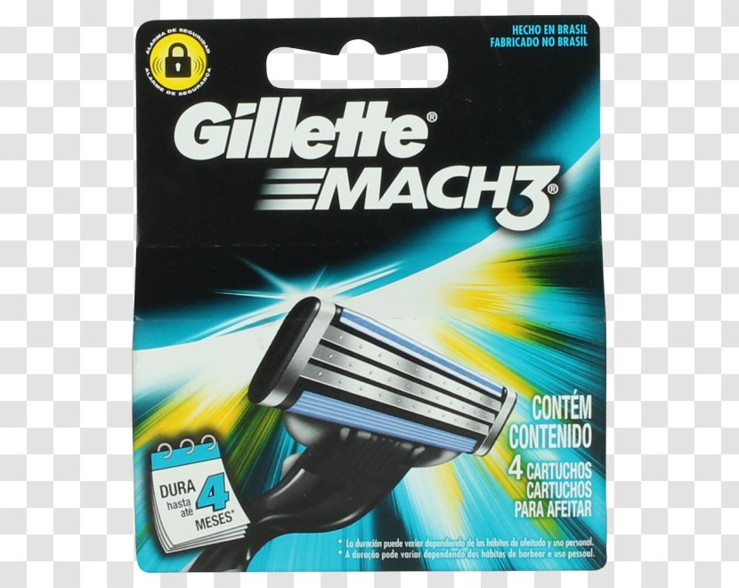 Gillette Mach3 Razor Shaving Wilkinson Sword - Rakblad Transparent PNG