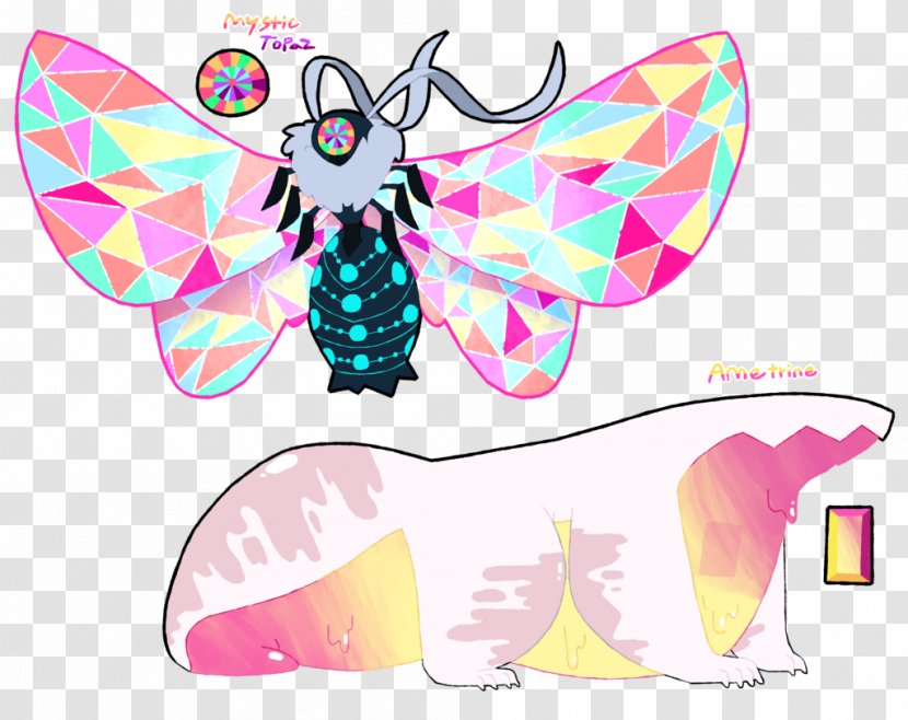 Butterfly Gemstone Ametrine Sunstone Clip Art - Pearl Transparent PNG