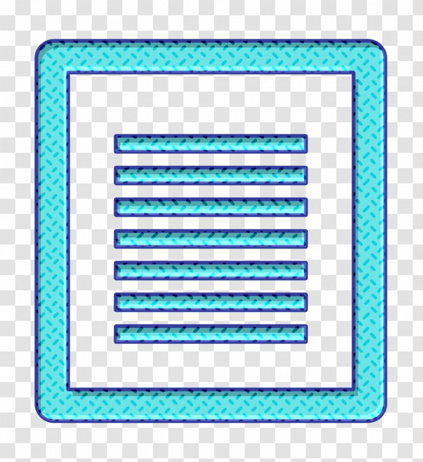 Files Icon Folders - Rectangle - Turquoise Transparent PNG
