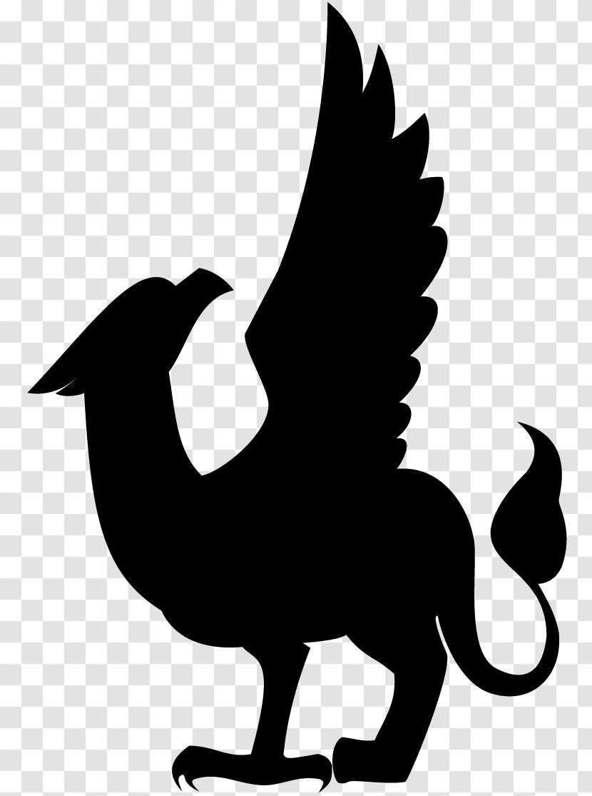 Rooster Digital Art Clip - Tail - Silhouette Transparent PNG