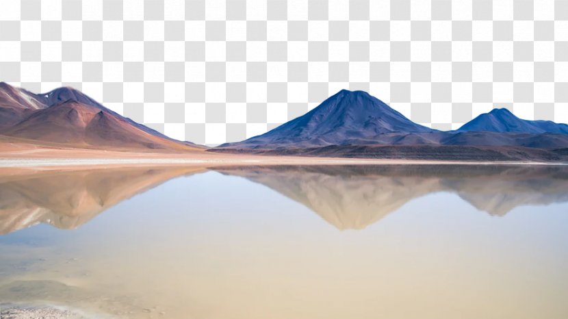 Reflection Blue Water Lake Sky - Rock Mountain Transparent PNG