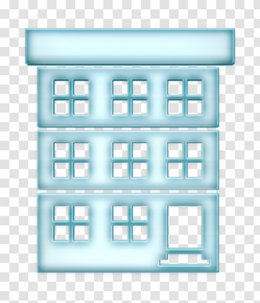 House Front Of Three Floors Icon House Icon House Things Icon Transparent PNG