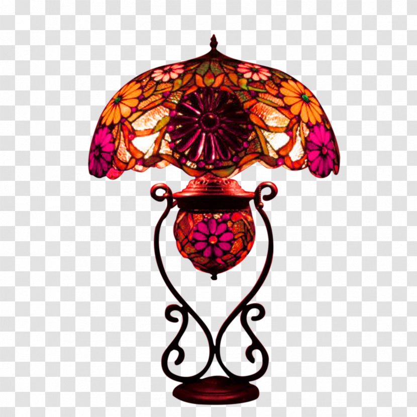Table Lampe De Bureau Designer - Light Fixture - Red Simple Lamp Decoration Pattern Transparent PNG