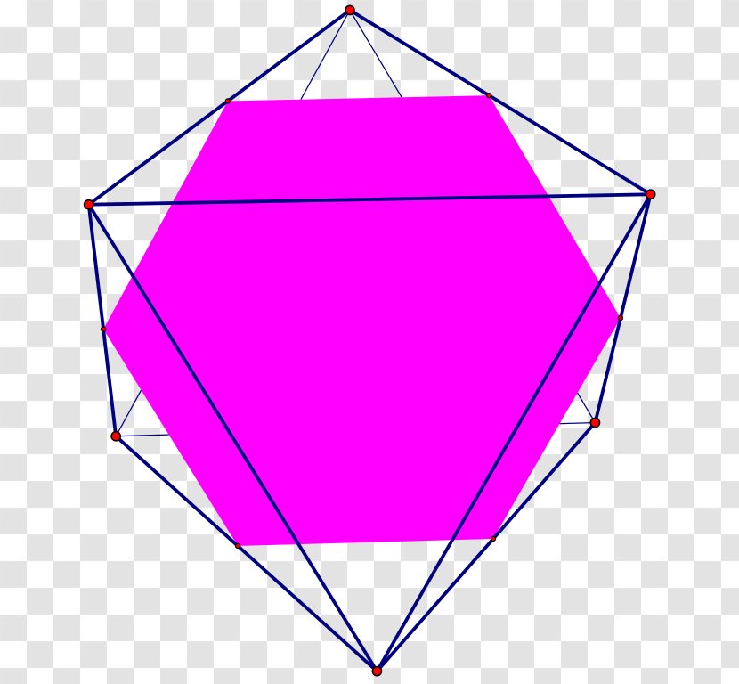 Hexagon Octahedron Polyhedron Truncation Angle - Pink Transparent PNG