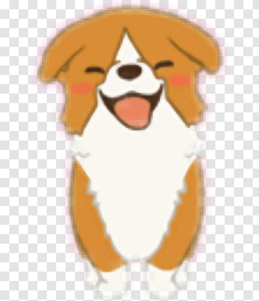 Pembroke Welsh Corgi Clip Art Puppy Face Illustration - Fictional Character - Mad Corgis Transparent PNG