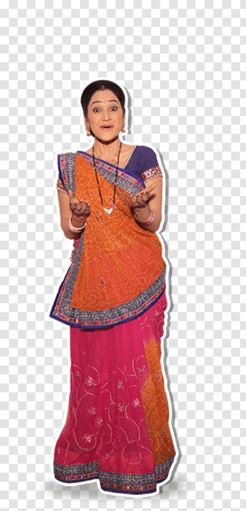Shoulder Costume Sari - Clothing - Chashma Transparent PNG