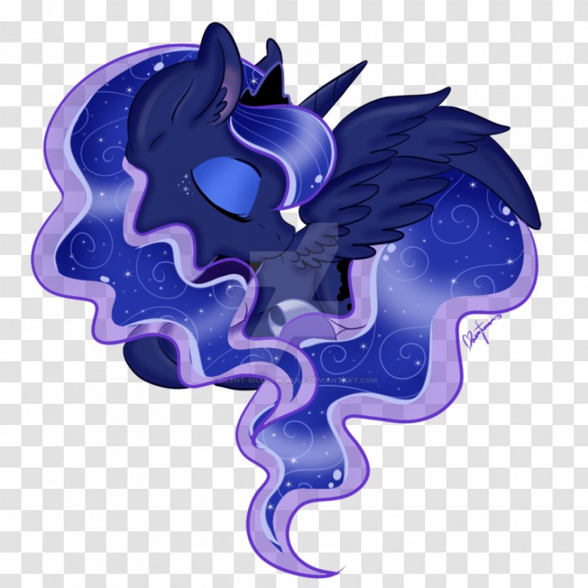 Princess Luna Pony Gray Wolf Twilight Sparkle Celestia - Mythical Creature Transparent PNG