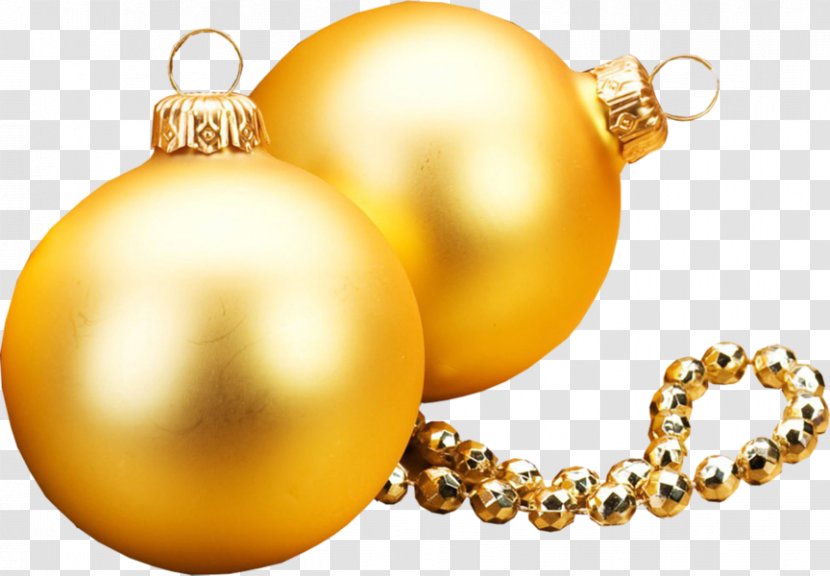 Christmas Ornament Decoration Gold Transparent PNG