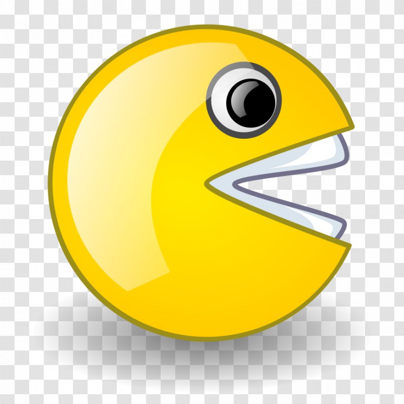 Smiley Emoticon Clip Art - Pacman Transparent PNG