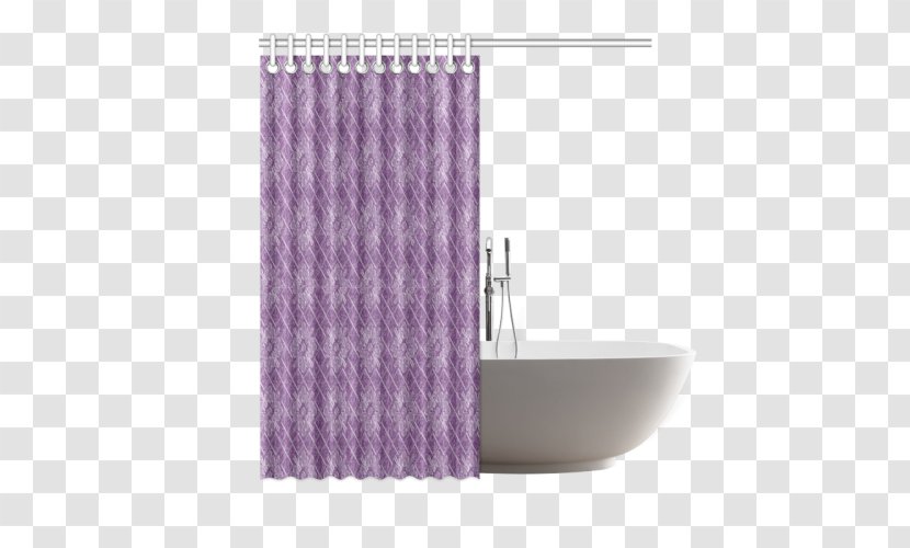 Curtain Window Douchegordijn Shower Bathroom - Baths - Lilac Curtains Transparent PNG