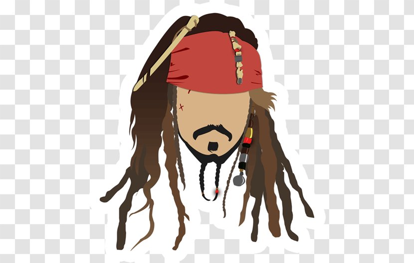 Jack Sparrow Sticker - Cartoon Transparent PNG
