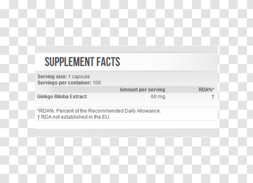 Nutrition Capsule Brand Document Font - Text - Ginkgo-biloba Transparent PNG