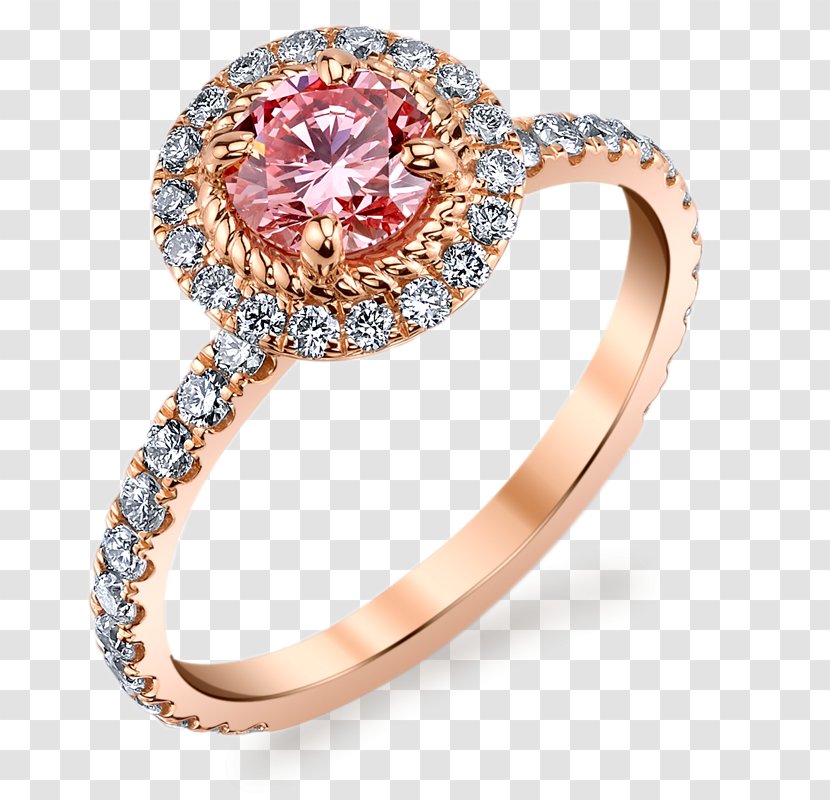 Earring Wedding Ring Engagement Synthetic Diamond - Body Jewelry - Rose Label Collection Transparent PNG