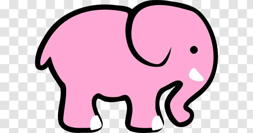 Clip Art Elephants Borders And Frames Vector Graphics Drawing - Mammoths Transparent PNG