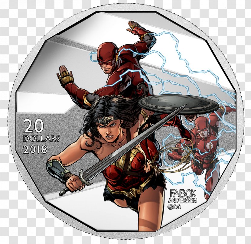 Cyborg The Flash Batman Canada Coin - Justice League Transparent PNG