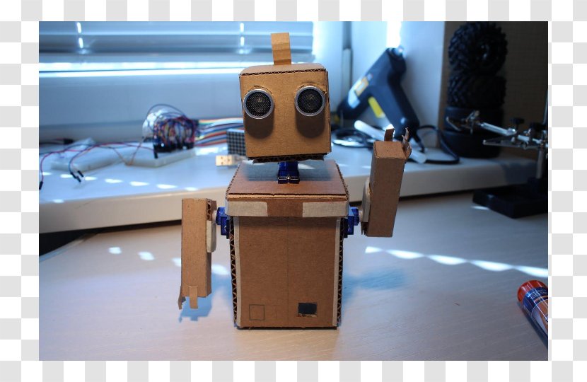 Robot Arduino Robocraft Cardboard Box Transparent PNG