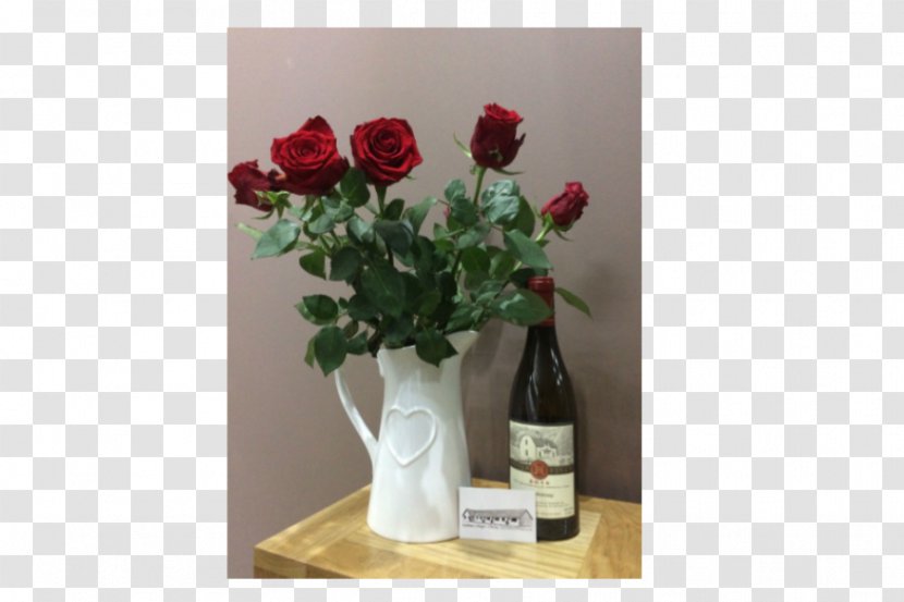 Garden Roses Floral Design Cut Flowers Vase - Rose Order Transparent PNG