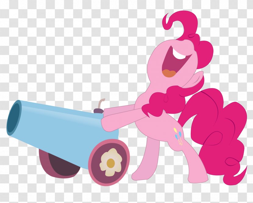 Pinkie Pie Party Canon Pony - Watercolor - Cannon Transparent PNG