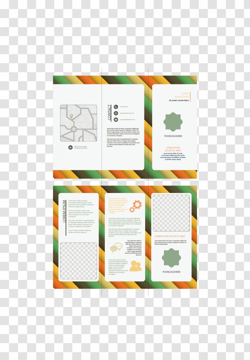 Designer - Poster - Trifold Design Vector Material Transparent PNG