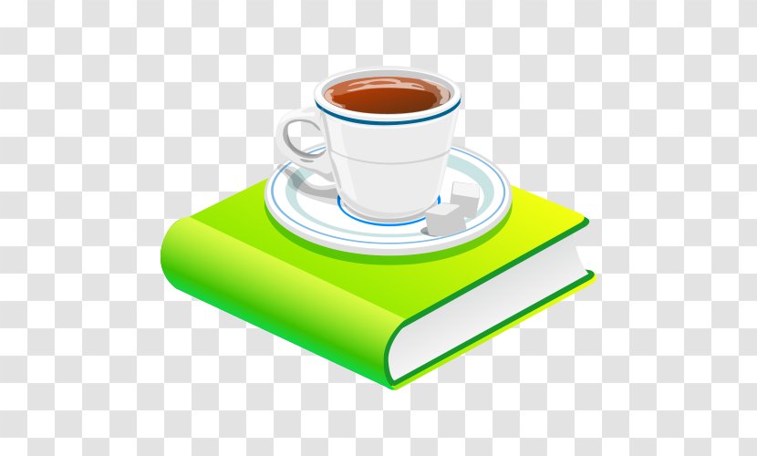 Coffee Cup - Book Vector Material Transparent PNG