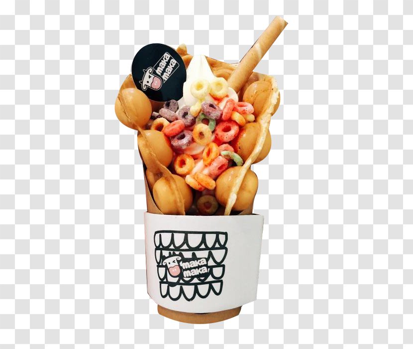 Ice Cream Cake French Fries Fudge Cone - Recipe - Soft Candy Egg Picture Material Transparent PNG