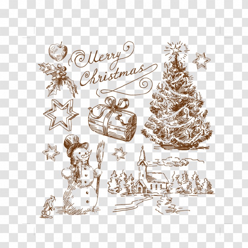 Christmas Tree Ornament Illustration - Gift - Artwork Transparent PNG