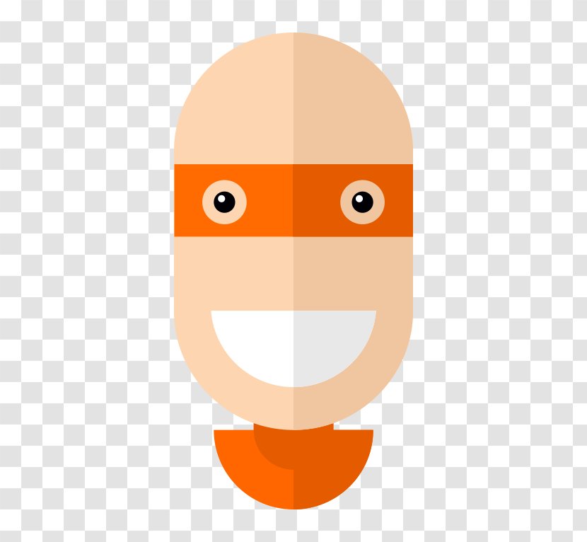 Superhero Comics - Orange - Flat Hero Avatar Transparent PNG