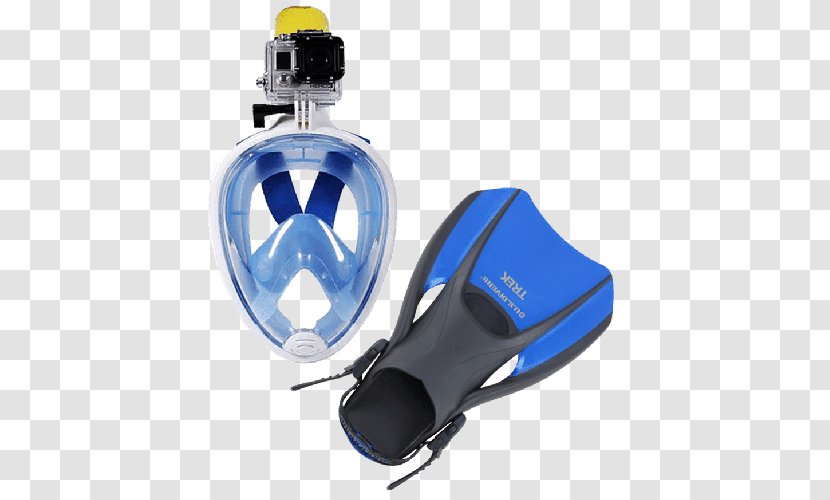 Diving & Snorkeling Masks Full Face Mask Scuba Underwater - Antifog Transparent PNG