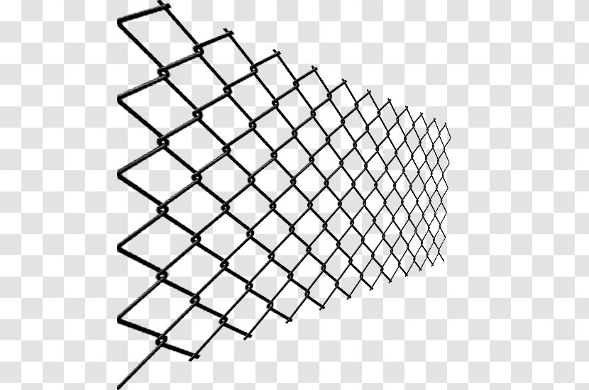 Fence Chain-link Fencing Mesh Barbed Wire - Monochrome - Baseball Transparent PNG