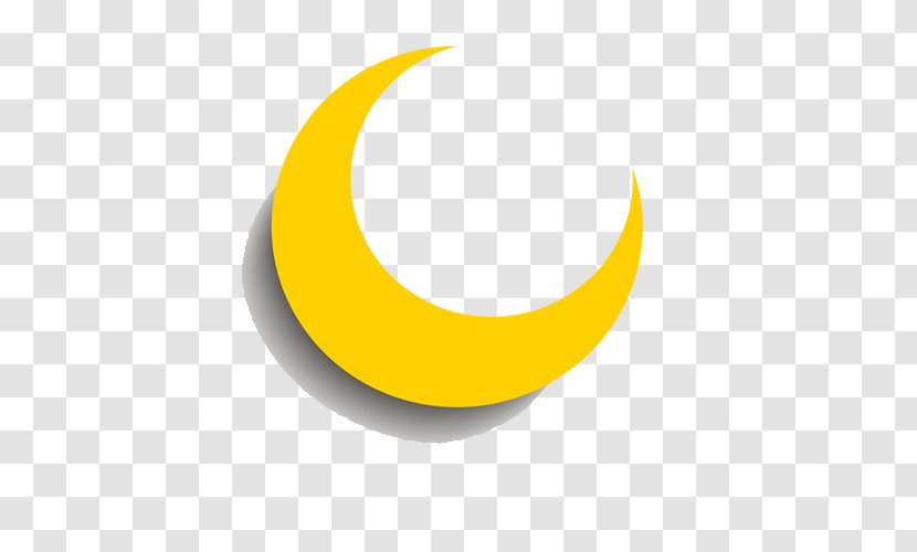 Yellow Pattern - Symbol - Moon Transparent PNG