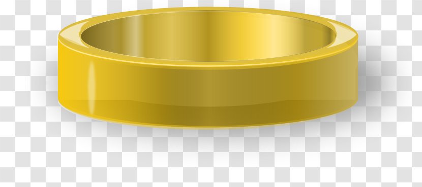 Ring Windows Metafile Clip Art - Gold Transparent PNG