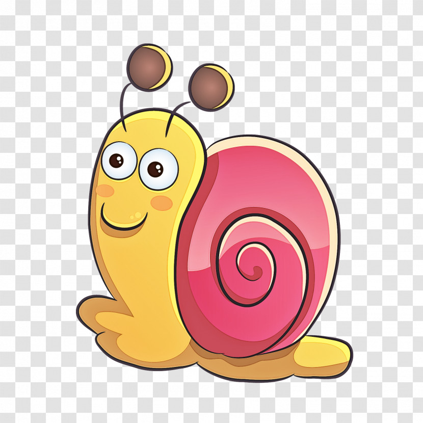 Snail Snails And Slugs Cartoon Pink Sea Snail Transparent PNG