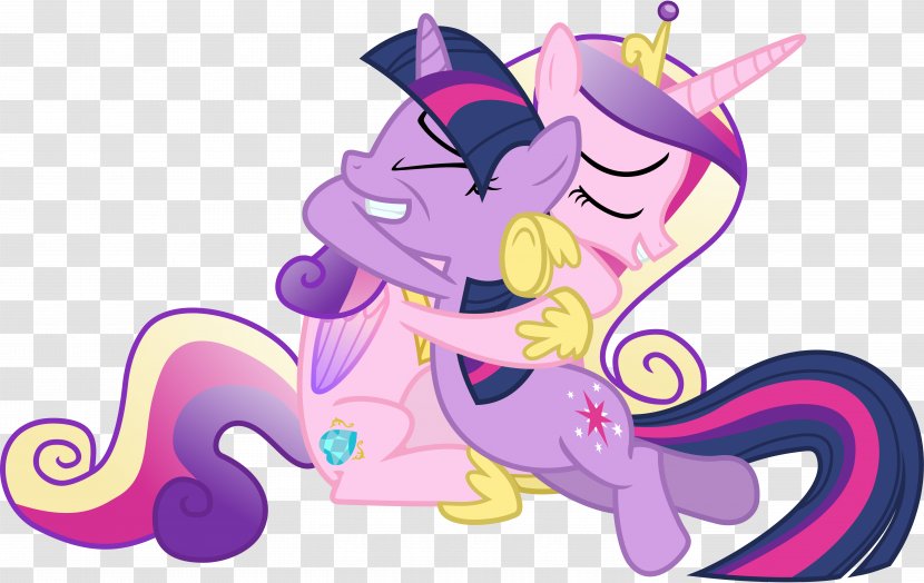 Pony Twilight Sparkle Princess Cadance Image Hug - Flower - Curl Up Cadence Transparent PNG