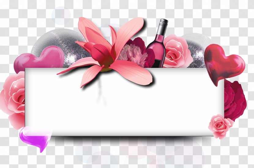 Valentine's Day Romance Love - Pink - Creative Transparent PNG