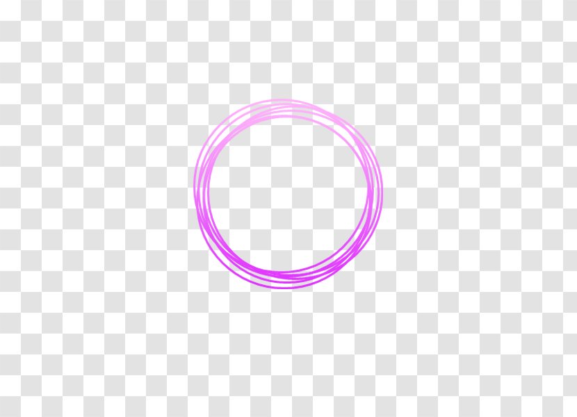 Pink M Body Jewellery Font - Oval - Design Transparent PNG