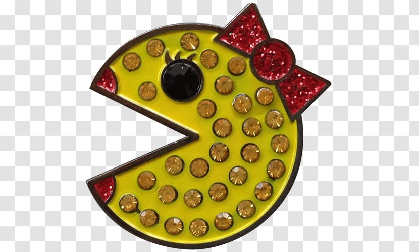 Ms. Pac-Man ReadyGolf Fruit Ball Crystal - Ms Pacman Quest For The Golden Maze - Pac Man Ghosts Transparent PNG