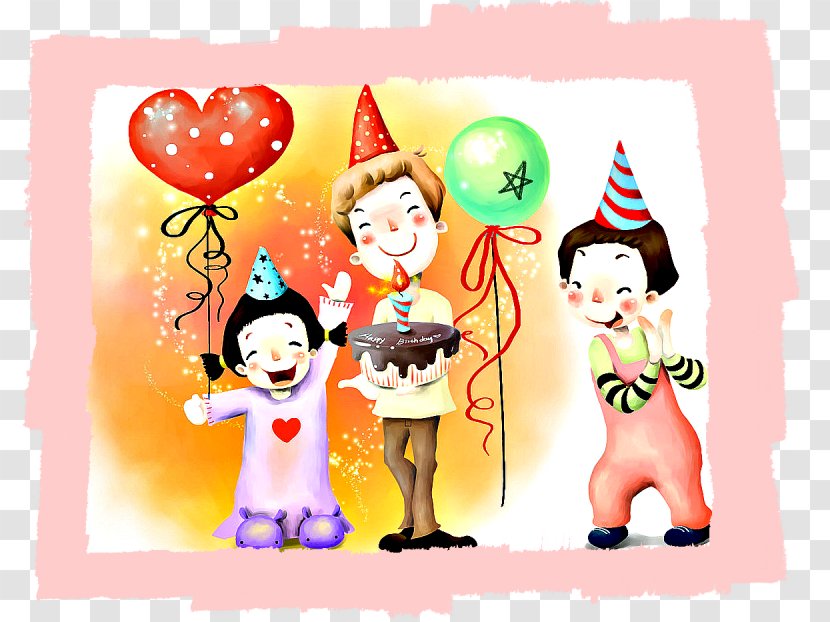 Birthday Cake Happy To You Wish Child - Fictional Character Transparent PNG