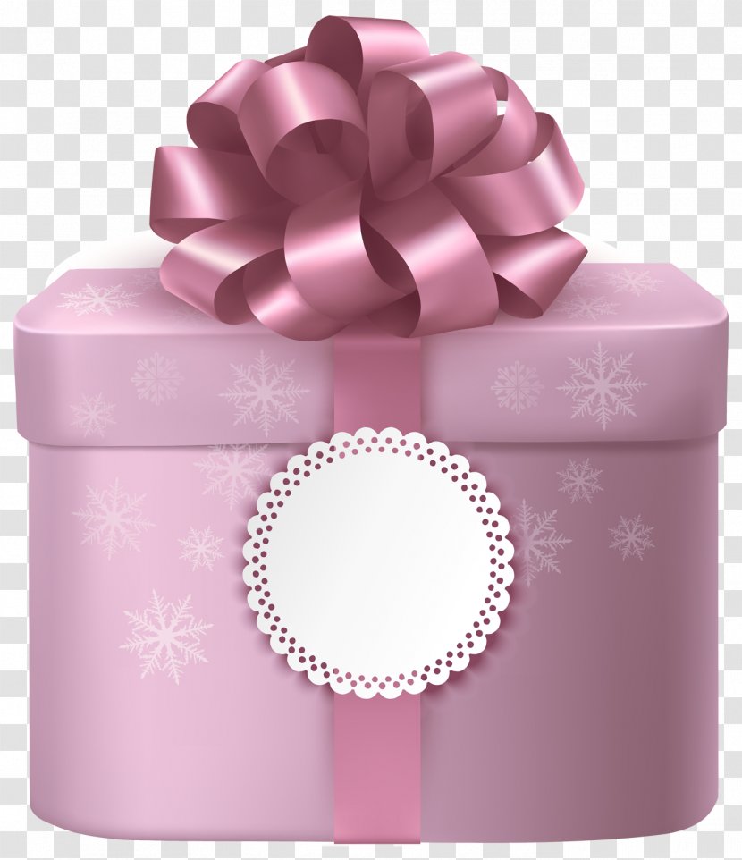 Gift Pink Box Clip Art - Petal - Cute Gifts With Bow Transparent PNG